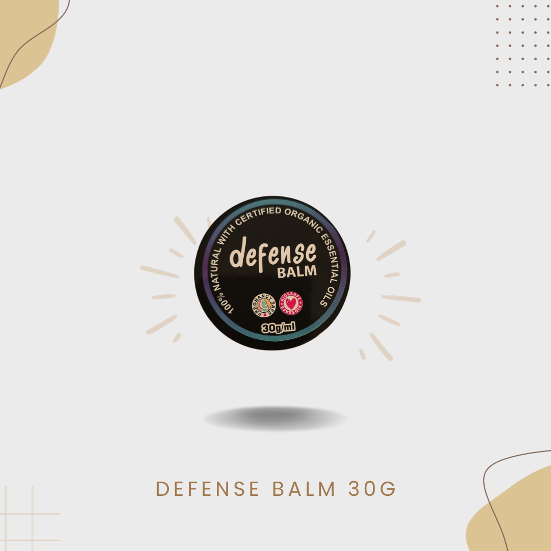 Organic Vapor Rub Defense balm for flu, cold, coughs. Babies and up!